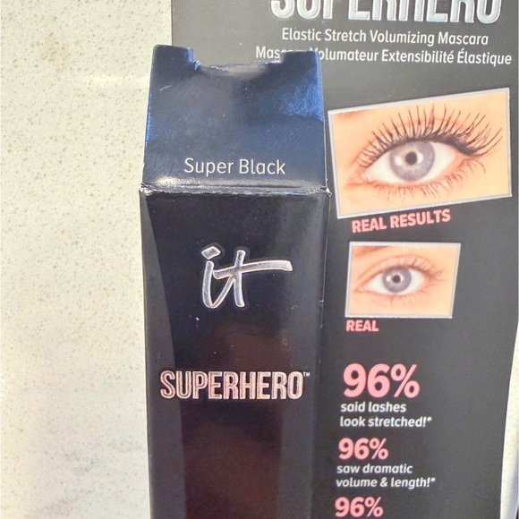 【Brand New】it cosmetics SUPERHERO Mascara in Super black travle size 5ml - Picture 2 of 10